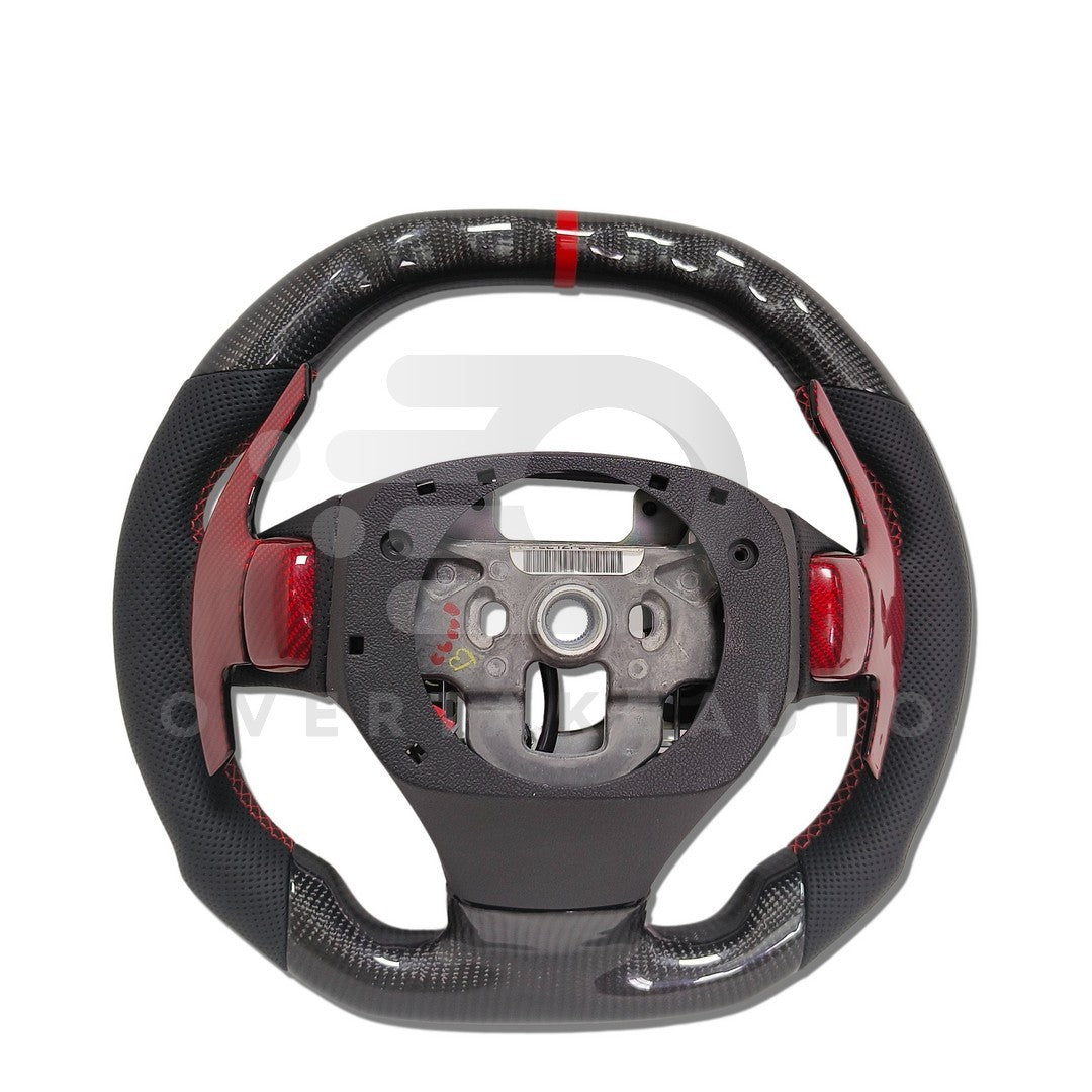 [Customizable] 2012-2013 C6 Chevy Corvette Carbon Fiber LED Steering Wheel