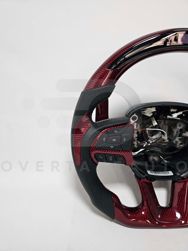 2015+ Dodge Charger | Challenger | Durango | Jeep Grand Cherokee Custom Carbon Fiber Steering Wheel
