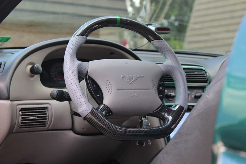 1994-2004 Ford Mustang custom carbon fiber steering wheel