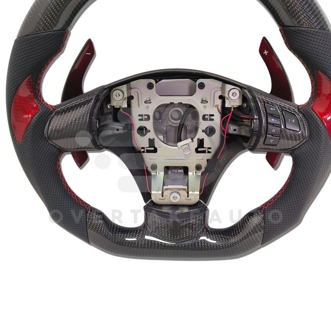 [Customizable] 2012-2013 C6 Chevy Corvette Carbon Fiber LED Steering Wheel