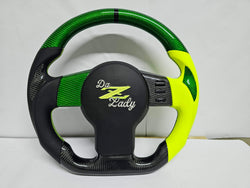 Da Z Lady custom 350z carbon fiber steering wheel