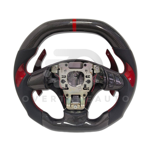 [Customizable] 2012-2013 C6 Chevy Corvette Carbon Fiber LED Steering Wheel