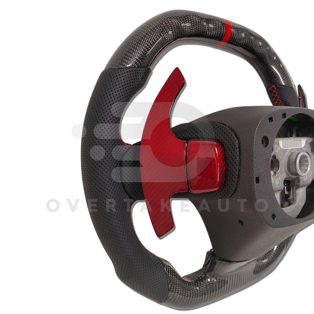 [Customizable] 2012-2013 C6 Chevy Corvette Carbon Fiber LED Steering Wheel