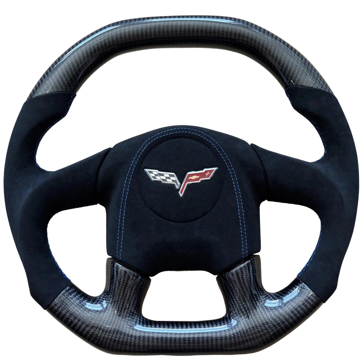 [Customizable] 2005 C6 Chevy Corvette Carbon fiber LED Steering Wheel
