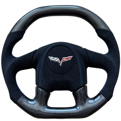 [Customizable] 2005 C6 Chevy Corvette Carbon fiber LED Steering Wheel