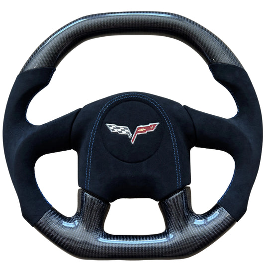 [Customizable] 2005 C6 Chevy Corvette Carbon fiber LED Steering Wheel