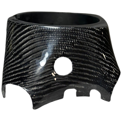 94-04 mustang carbon fiber steering wheel backplate