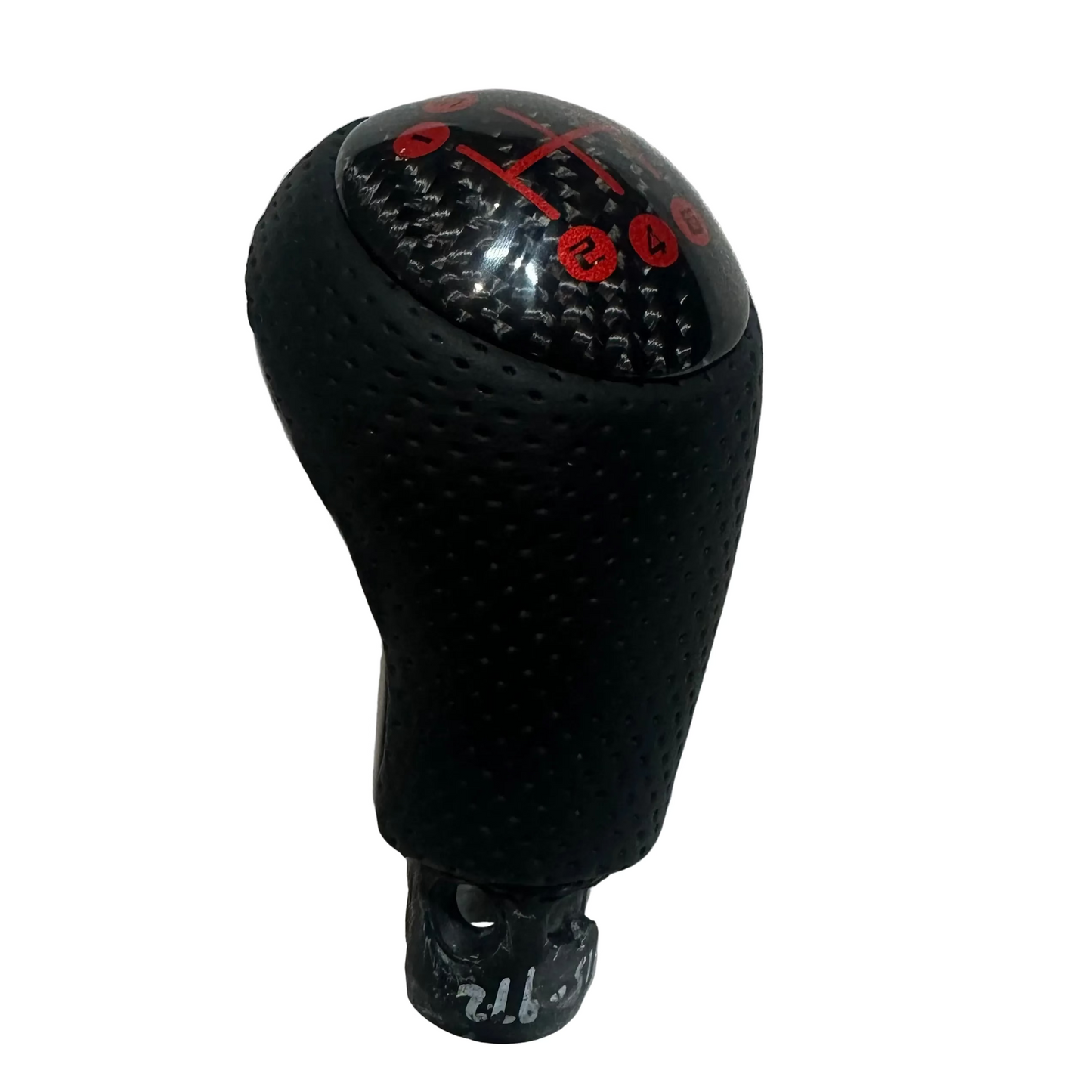 Carbon Fiber Leather Upholstered Shift Knob Manual 2008-2013 C6 Chevy Corvette