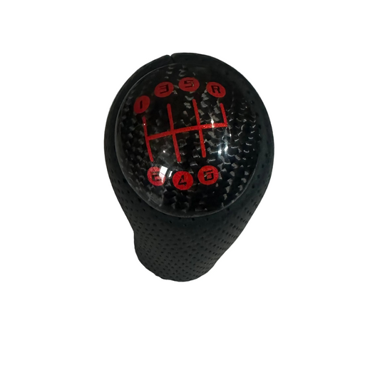 Carbon Fiber Leather Upholstered Shift Knob Manual 2008-2013 C6 Chevy Corvette