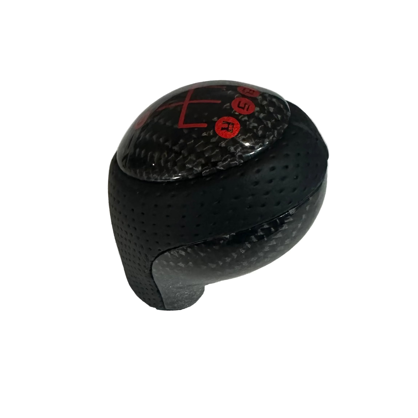 Carbon Fiber Leather Upholstered Shift Knob Manual 2008-2013 C6 Chevy Corvette