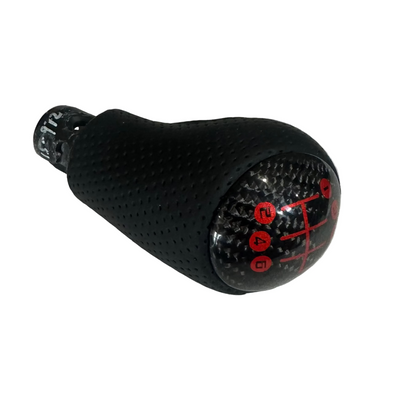 Carbon Fiber Leather Upholstered Shift Knob Manual 2008-2013 C6 Chevy Corvette