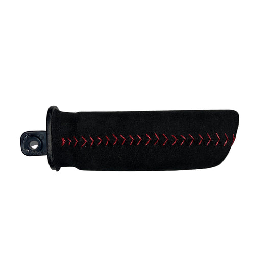 Alcantara with Red Stitching Parking Brake Ebrake handle 2006-2013 C6 Chevy Corvette Silver