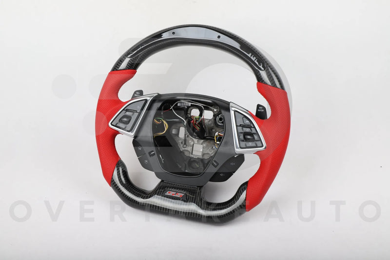 2016-2023 6th Gen Chevy Camaro carbon fiber LED steering wheel