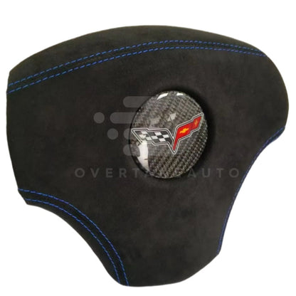 [Customizable] 2005-2013 Chevrolet Corvette C6 Custom Airbag Cover Replacement for Steering Wheel