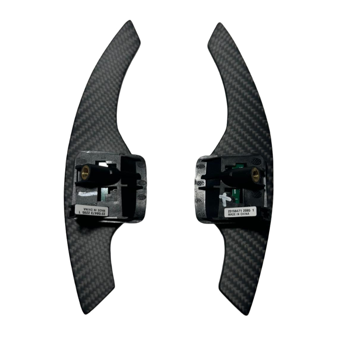 Cadillac ATS-V 2016-2019 Matte Carbon Fiber Extended Paddle Shifter Replacement for Steering Wheel