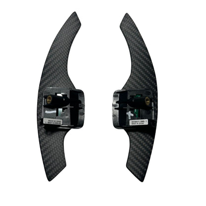 Cadillac ATS-V 2016-2019 Matte Carbon Fiber Extended Paddle Shifter Replacement for Steering Wheel