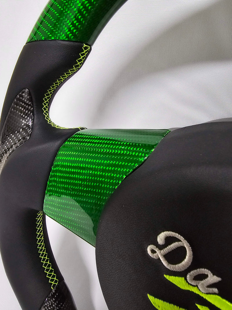 Da Z Lady custom 350z carbon fiber steering wheel