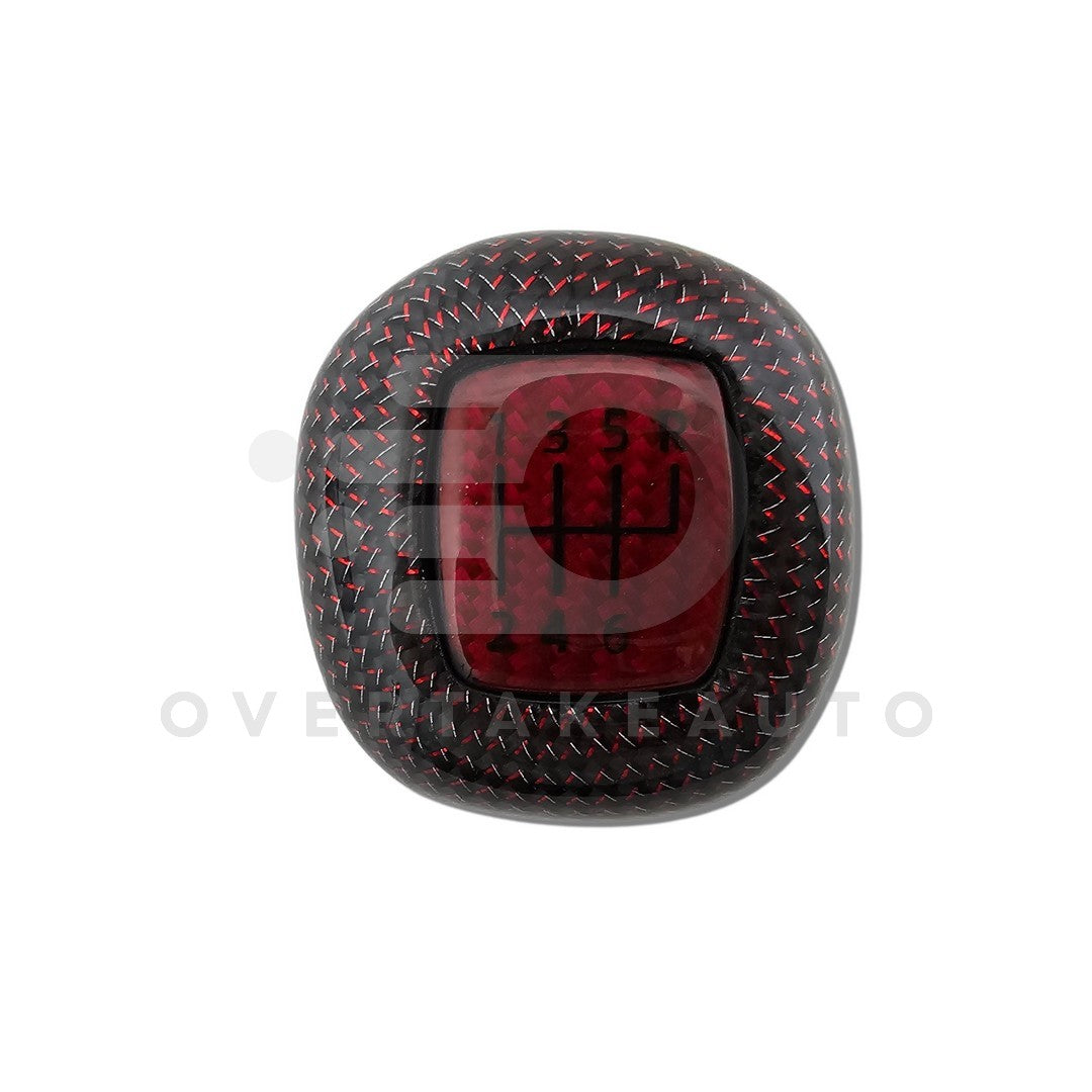 Custom Carbon Fiber Leather Upholstered Shift Knob Automatic Manual 1997-2004 C5 Chevy Corvette