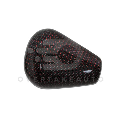 Custom Carbon Fiber Leather Upholstered Shift Knob Automatic Manual 1997-2004 C5 Chevy Corvette