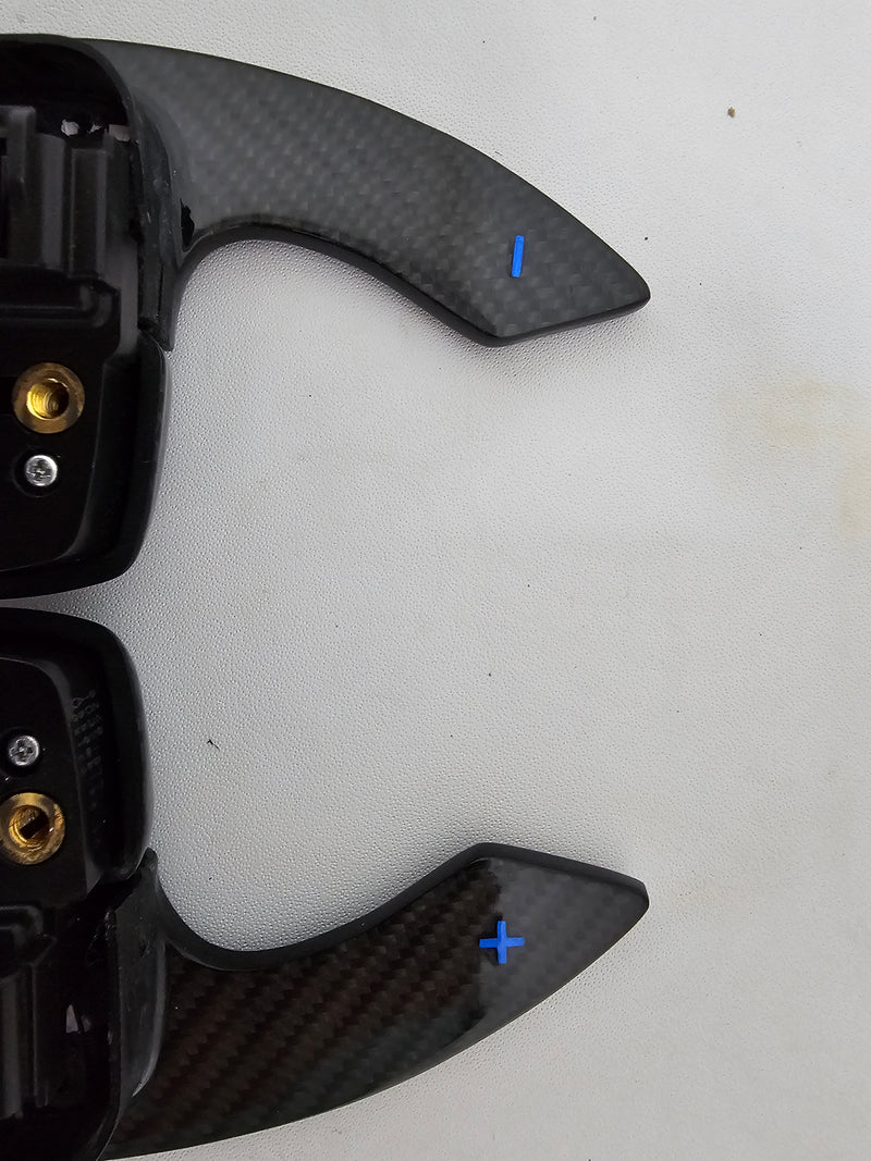 IN STOCK CARBON FIBER PADDLE SHIFTERS BLUE 2006-2013 C6 CHEVY CORVETTE