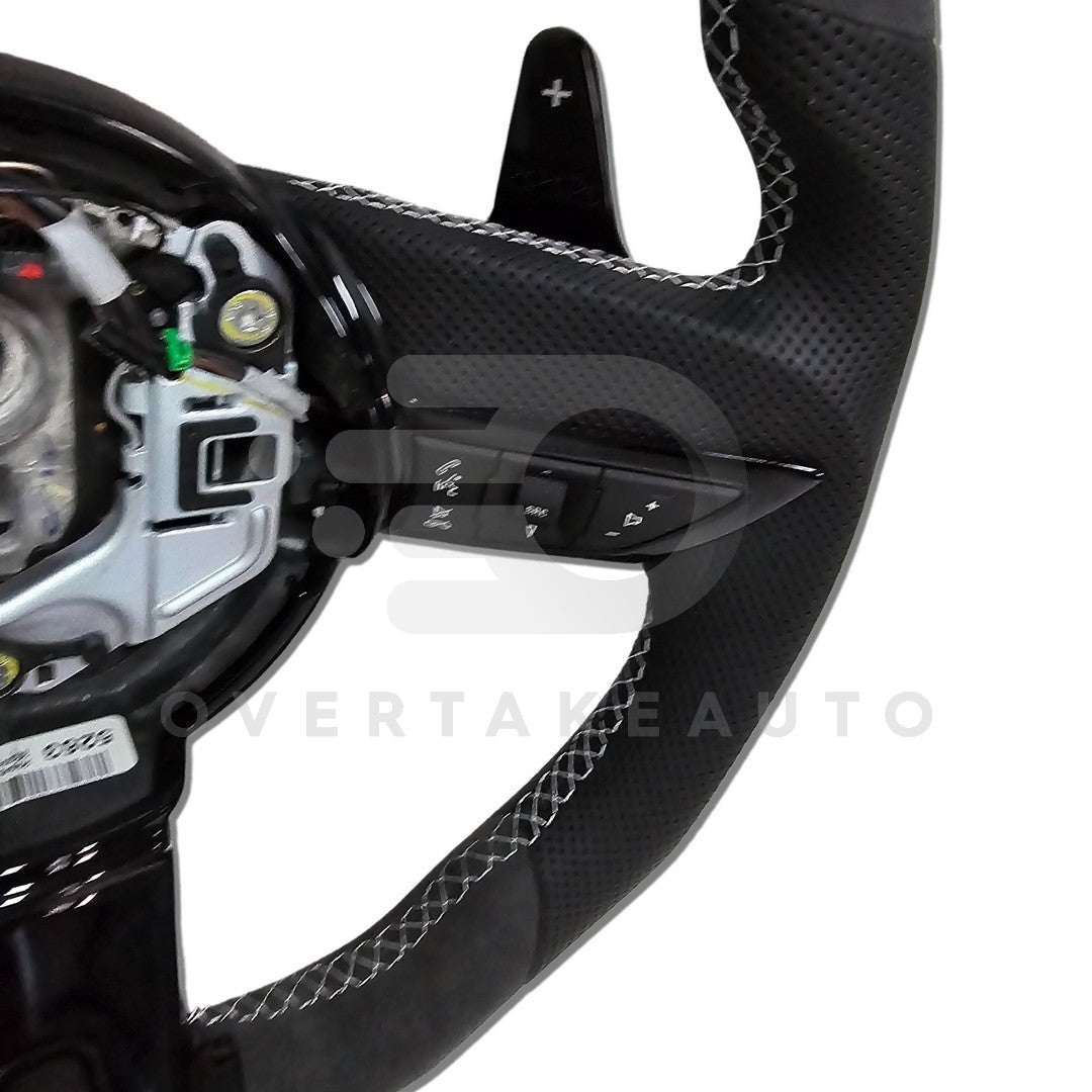 In stock 2010-2015 5th generation chevy camaro alcantara leather steering wheel