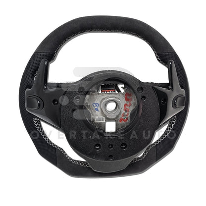 In stock 2010-2015 5th generation chevy camaro alcantara leather steering wheel