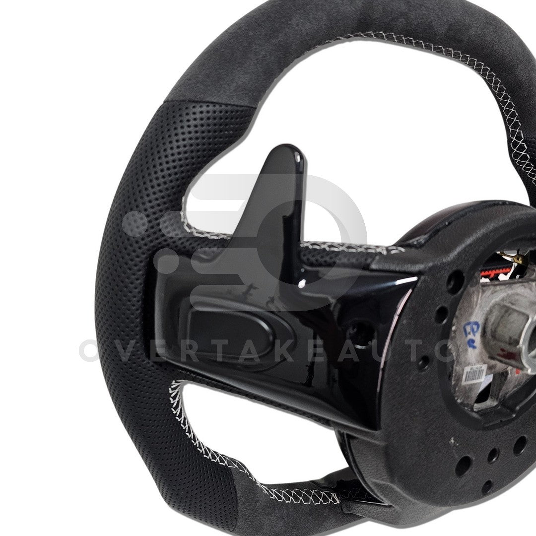 In stock 2010-2015 5th generation chevy camaro alcantara leather steering wheel