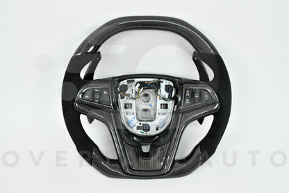 2010-2015 5th generation chevy camaro carbon fiber led steering wheel