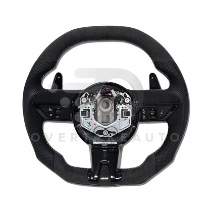 In stock 2010-2015 5th generation chevy camaro alcantara leather steering wheel