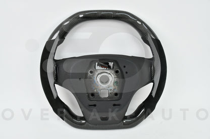 2010-2015 5th generation chevy camaro carbon fiber led steering wheel