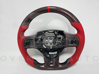 2011-2014 Dodge Charger/Challenger/Durango carbon fiber led steering wheel