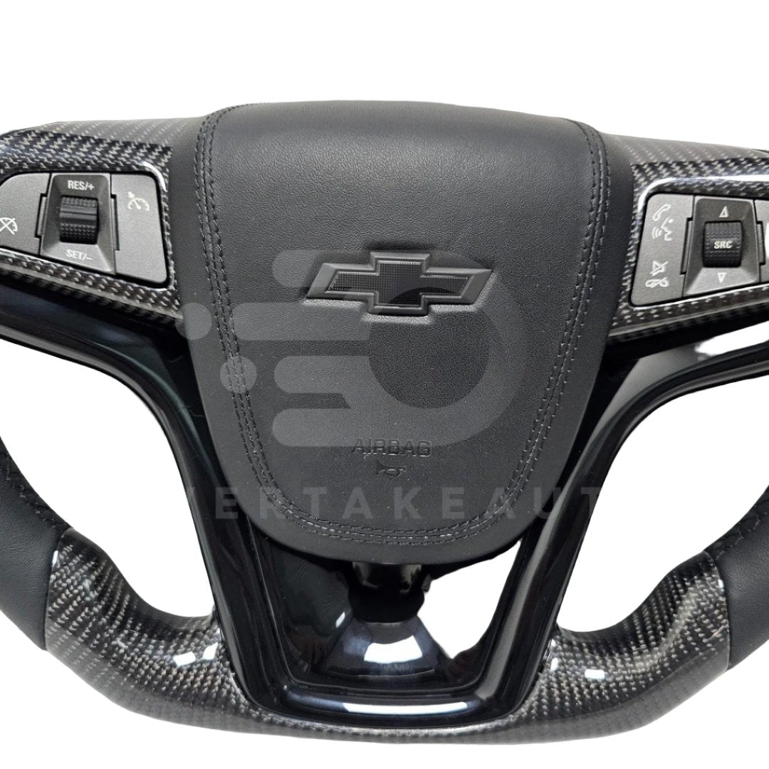 IN STOCK 2013-2015 Chevy Malibu Custom carbon fiber steering wheel with Custom Airbag