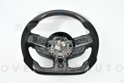 2015-2023 S550 Ford Mustang carbon fiber LED steering wheel