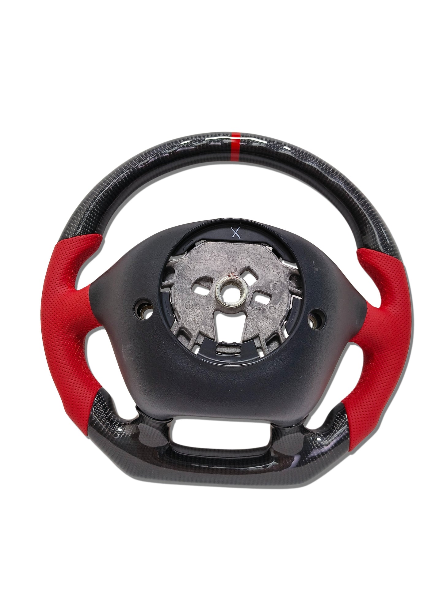 IN STOCK CARBON FIBER STEERING WHEEL 1997-2004 C5 CORVETTE CARBON THUMB GRIPS RED SIDE GRIPS RED STRIPE