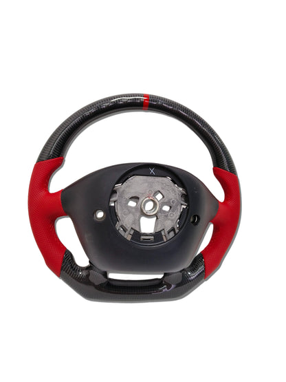 IN STOCK CARBON FIBER STEERING WHEEL 1997-2004 C5 CORVETTE CARBON THUMB GRIPS RED SIDE GRIPS RED STRIPE