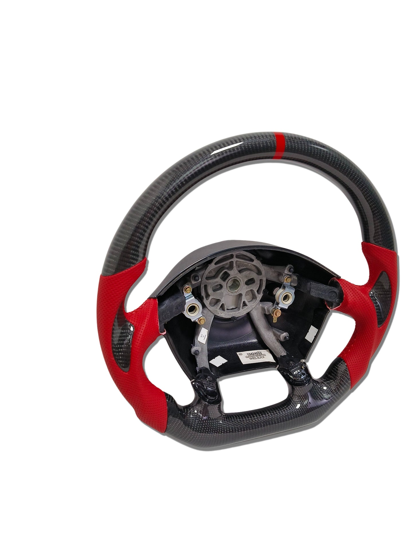 IN STOCK CARBON FIBER STEERING WHEEL 1997-2004 C5 CORVETTE CARBON THUMB GRIPS RED SIDE GRIPS RED STRIPE