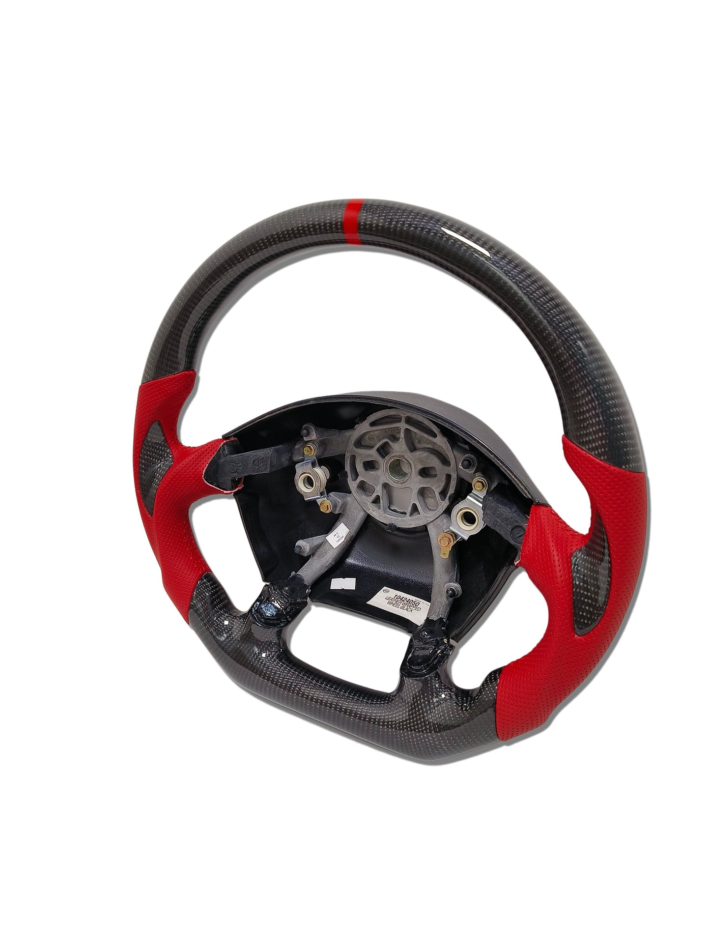 IN STOCK CARBON FIBER STEERING WHEEL 1997-2004 C5 CORVETTE CARBON THUMB GRIPS RED SIDE GRIPS RED STRIPE