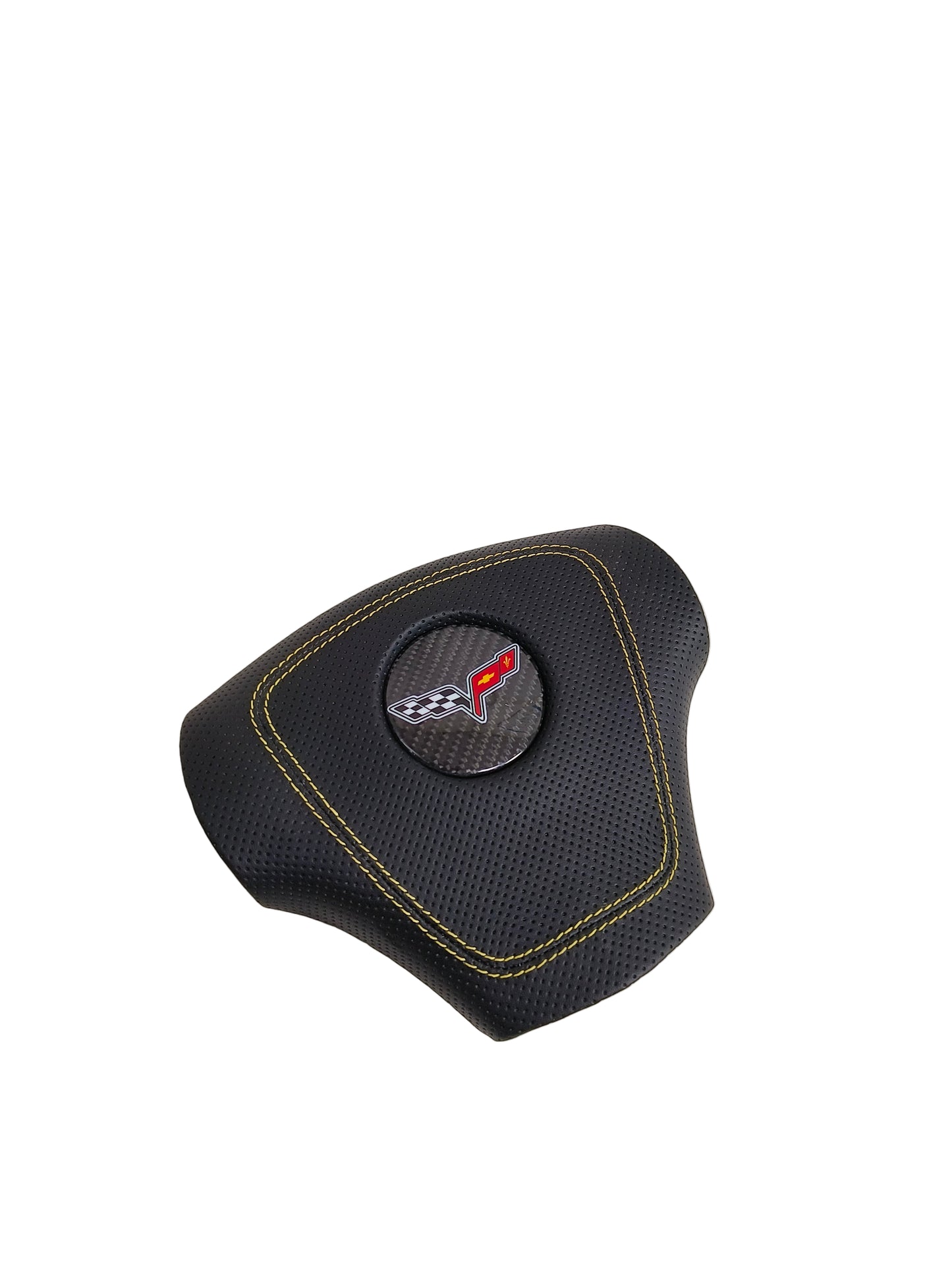 [Customizable] 2005-2013 Chevrolet Corvette C6 Custom Airbag Cover Replacement for Steering Wheel