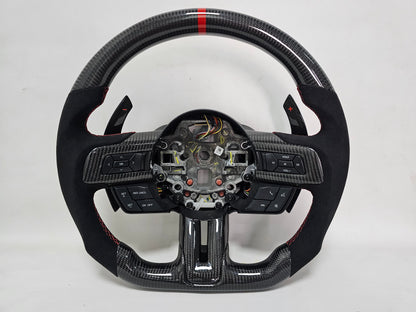 2015-2023 S550 Ford Mustang carbon fiber LED steering wheel