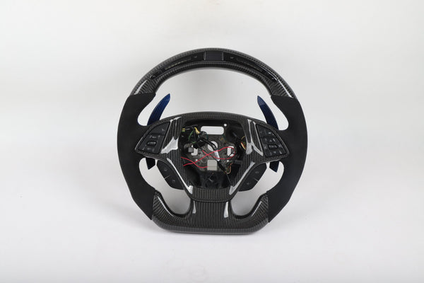 2014-2019 Chevy C7 Corvette carbon fiber steering wheel