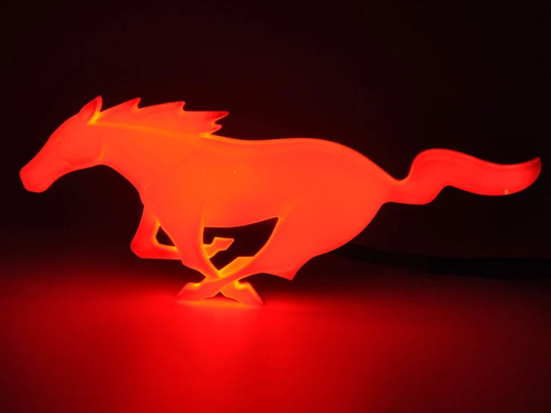 Illumined Mustang Pony Decklid Emblem